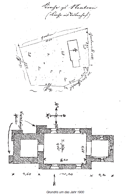 Grundriss um 1900